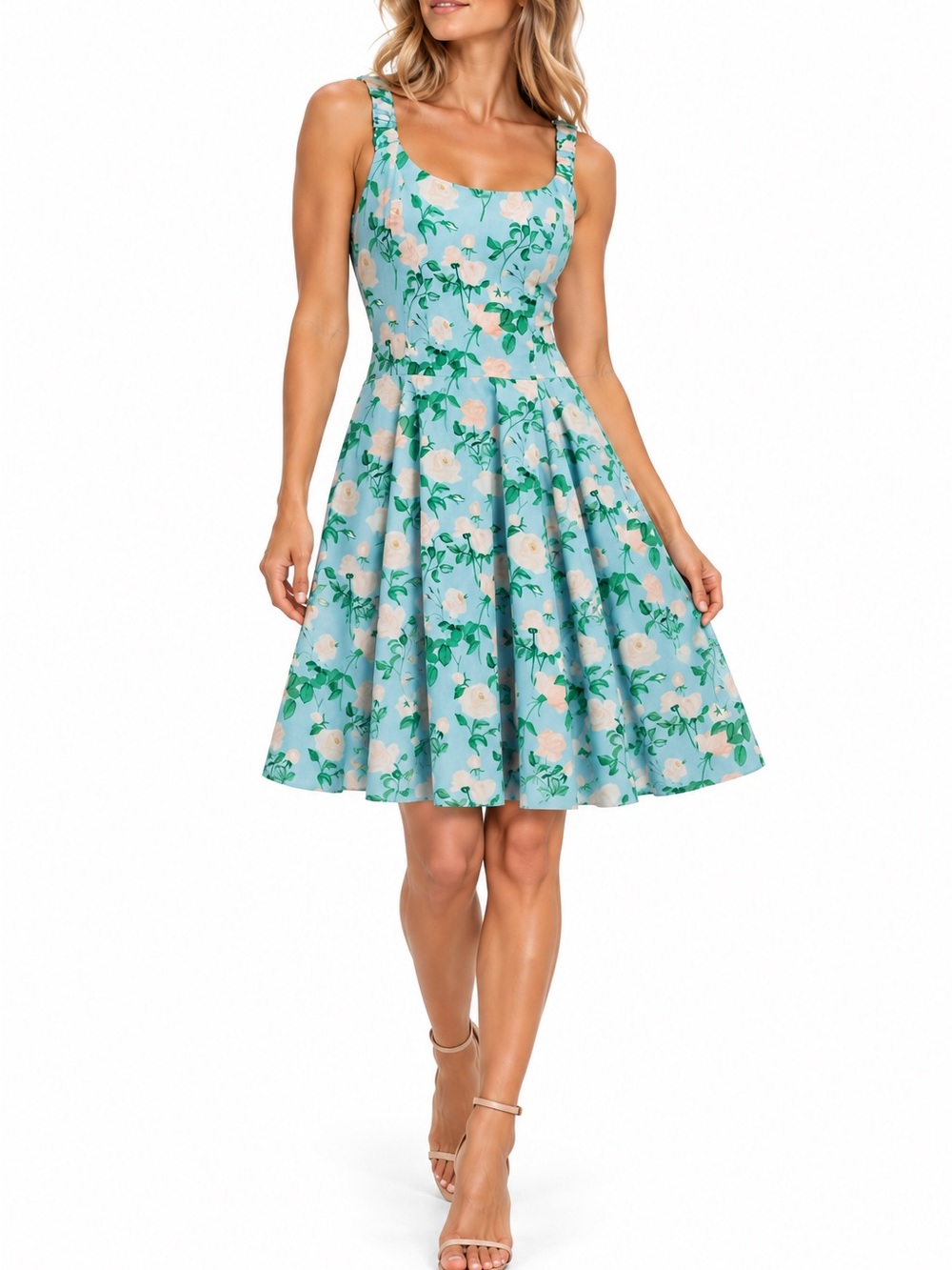 Hill House Floral 100% Cotton Cottage Dress Small